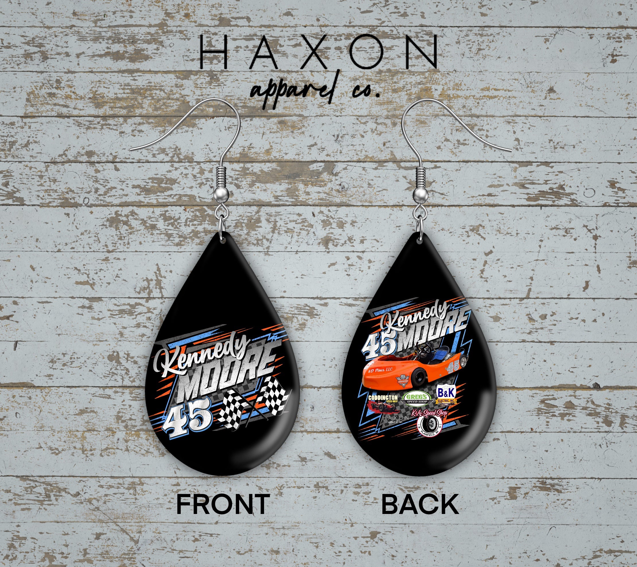 Kennedy Moore Racing Earrings