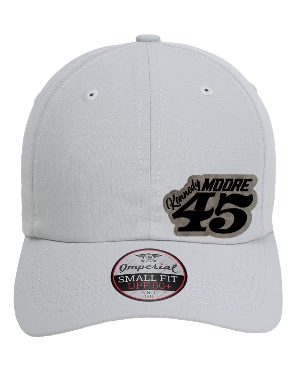 Kennedy Moore Racing Leather Patch Ponytail Hat