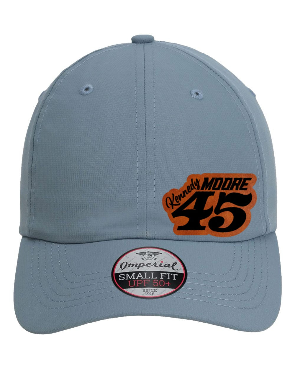 Kennedy Moore Racing Leather Patch Ponytail Hat