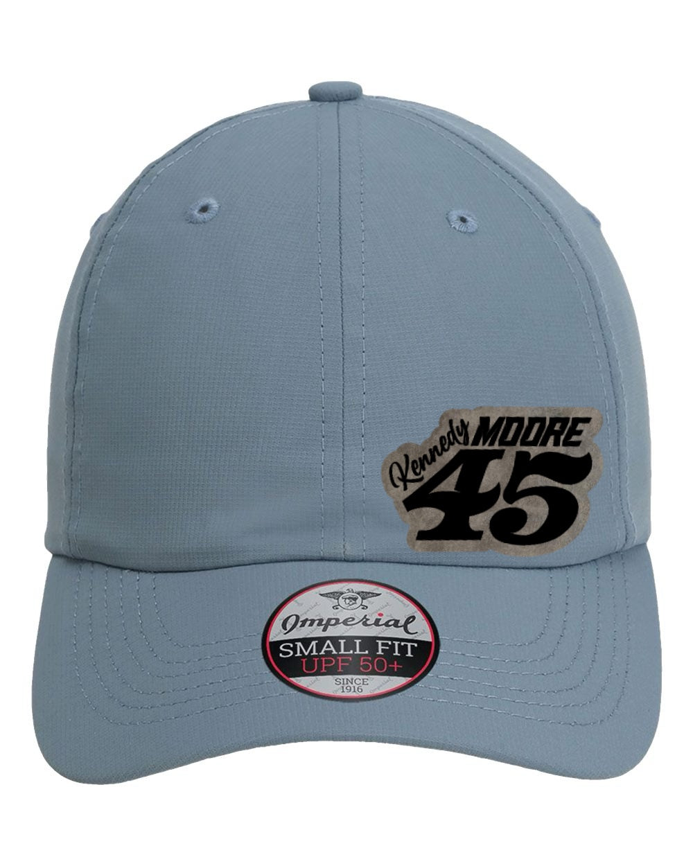 Kennedy Moore Racing Leather Patch Ponytail Hat